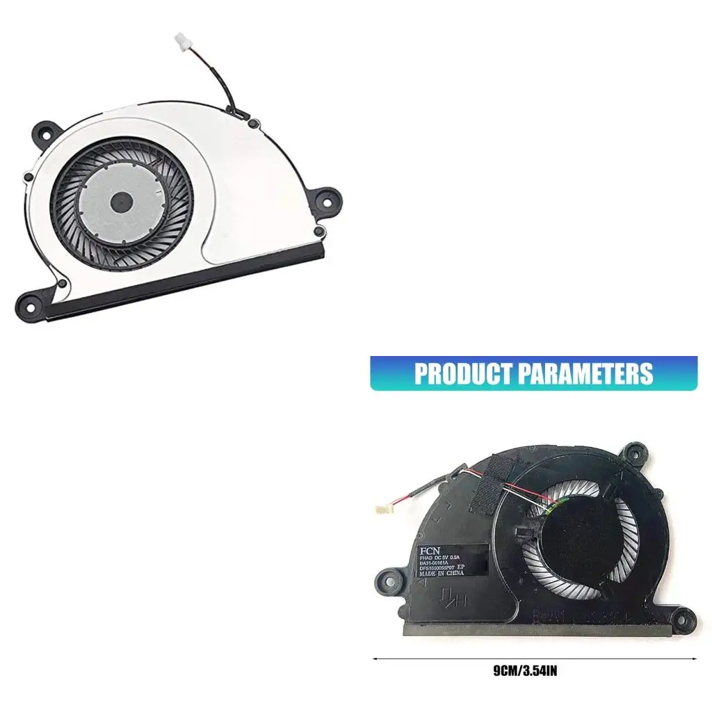 Portable Laptop Cooling Fan for Ativ Book 9 NP900X3L Notebook Heat Reduction