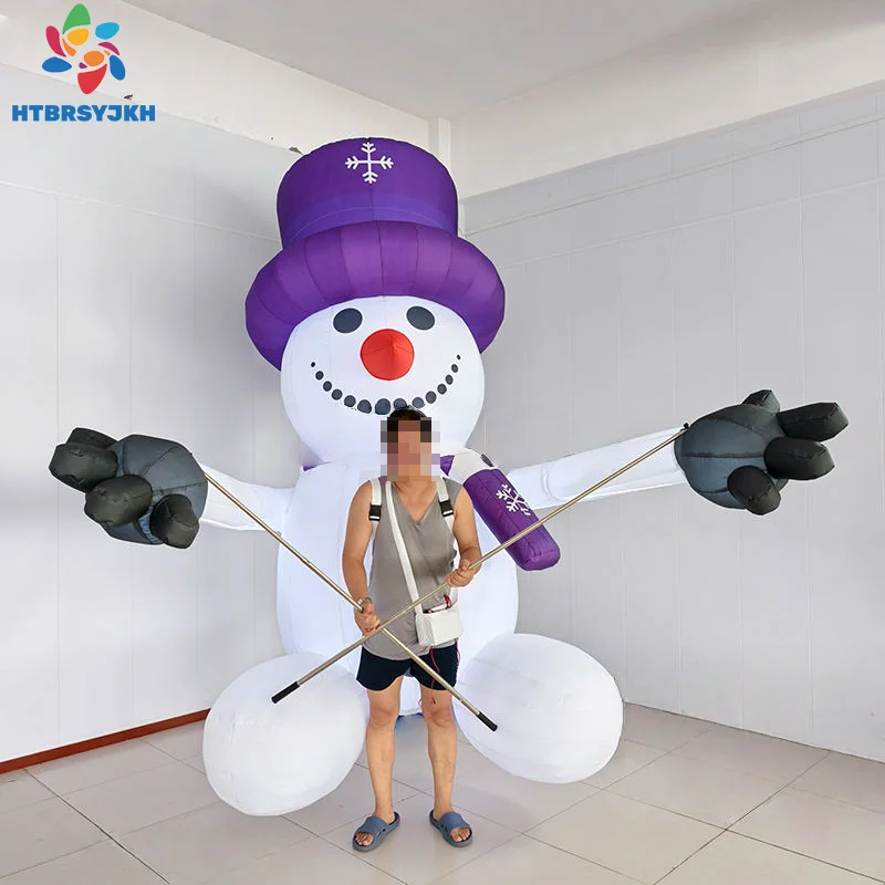 

Walking inflatable snowmen, inflatable cartoons, Christmas decorations