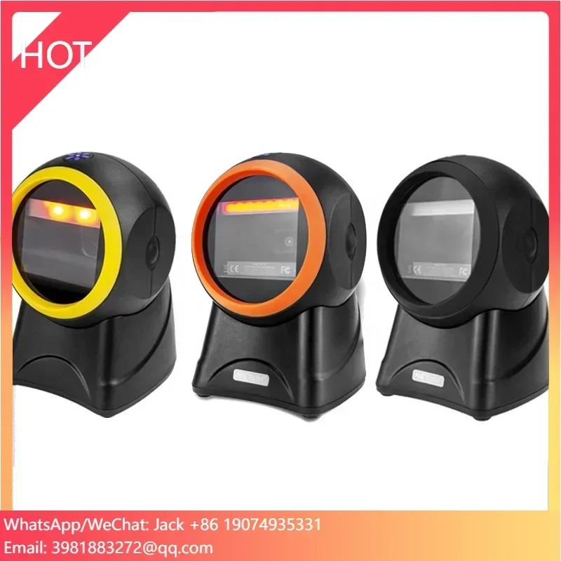 NETUM NT-2055M High Quality Desktop Barcode Reader 1D 2D Omni Directional Flatbed QR Scanner