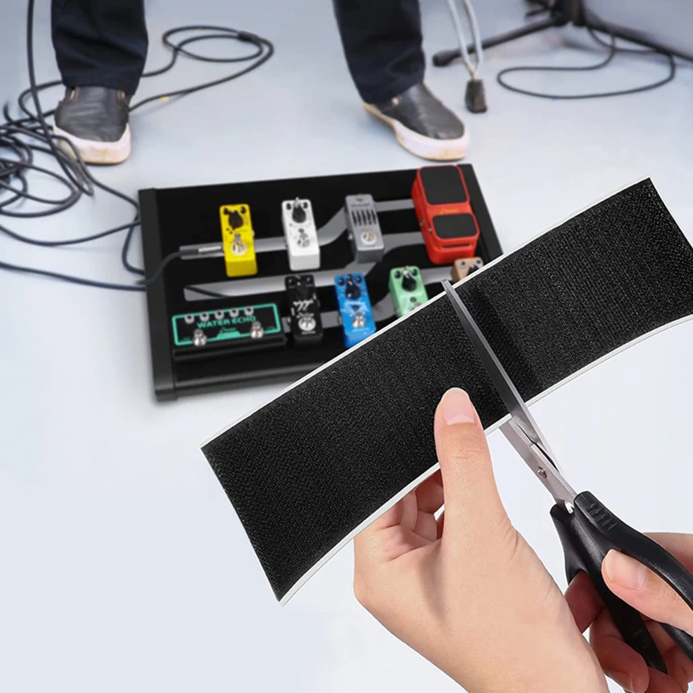 

2pcs 2 Rolls Pedal Mounting Tape For Electric Guitar Pedalboard Durable Cuttable Reusable Adhesive Effect Pedal Pad Accessory