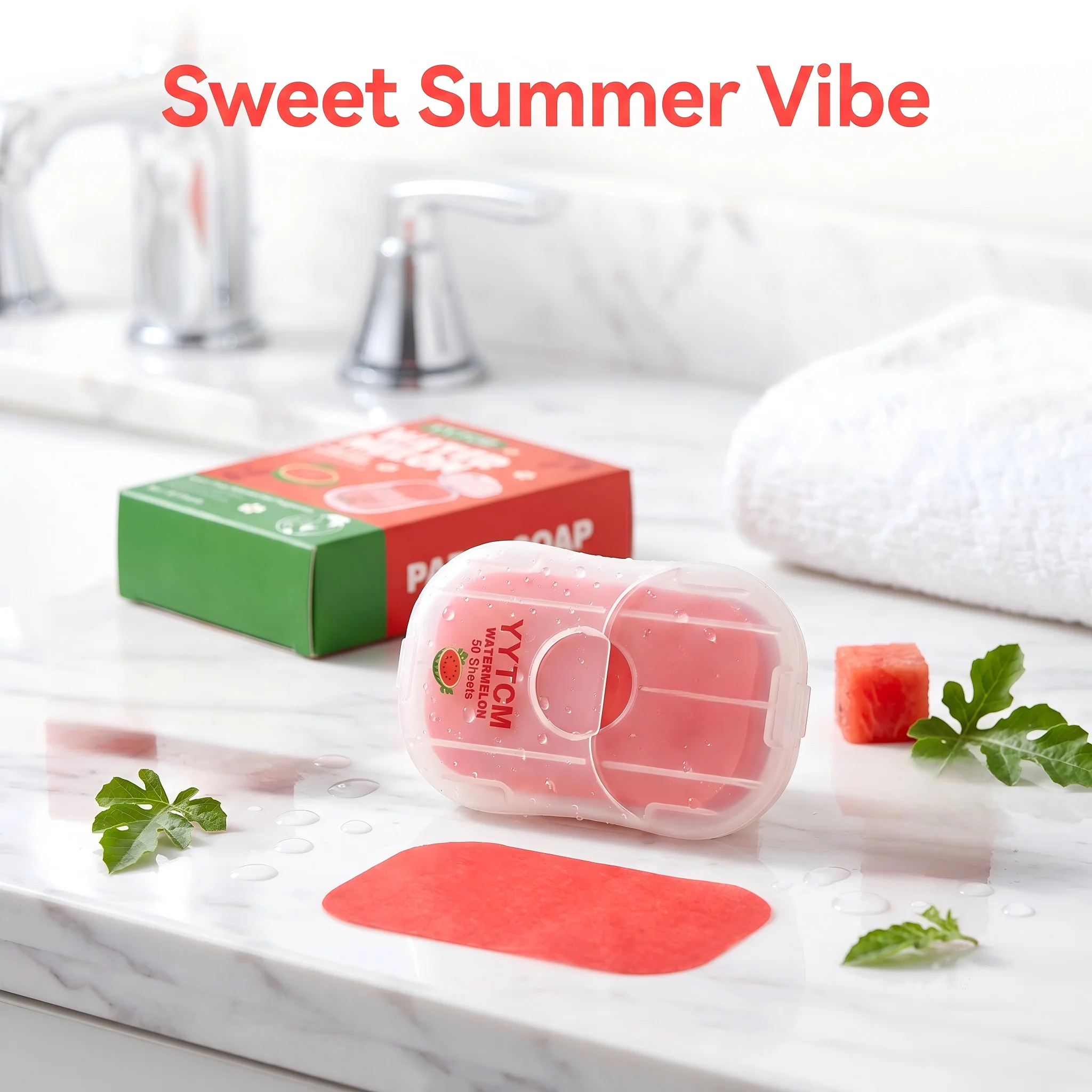 YYTCM Watermelon Scent Portabl - Biodegradable Soap Camp recension och pris
