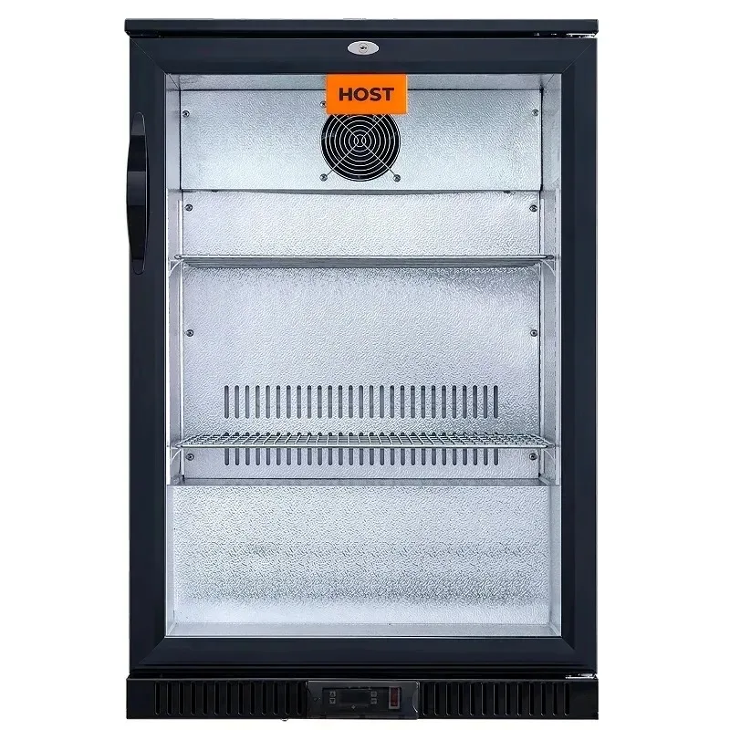 

# For Stainless Steel Tempered Glass Back Bar Beverage Cooler Beverage Refrigerator Beer Display Automatic Defrost