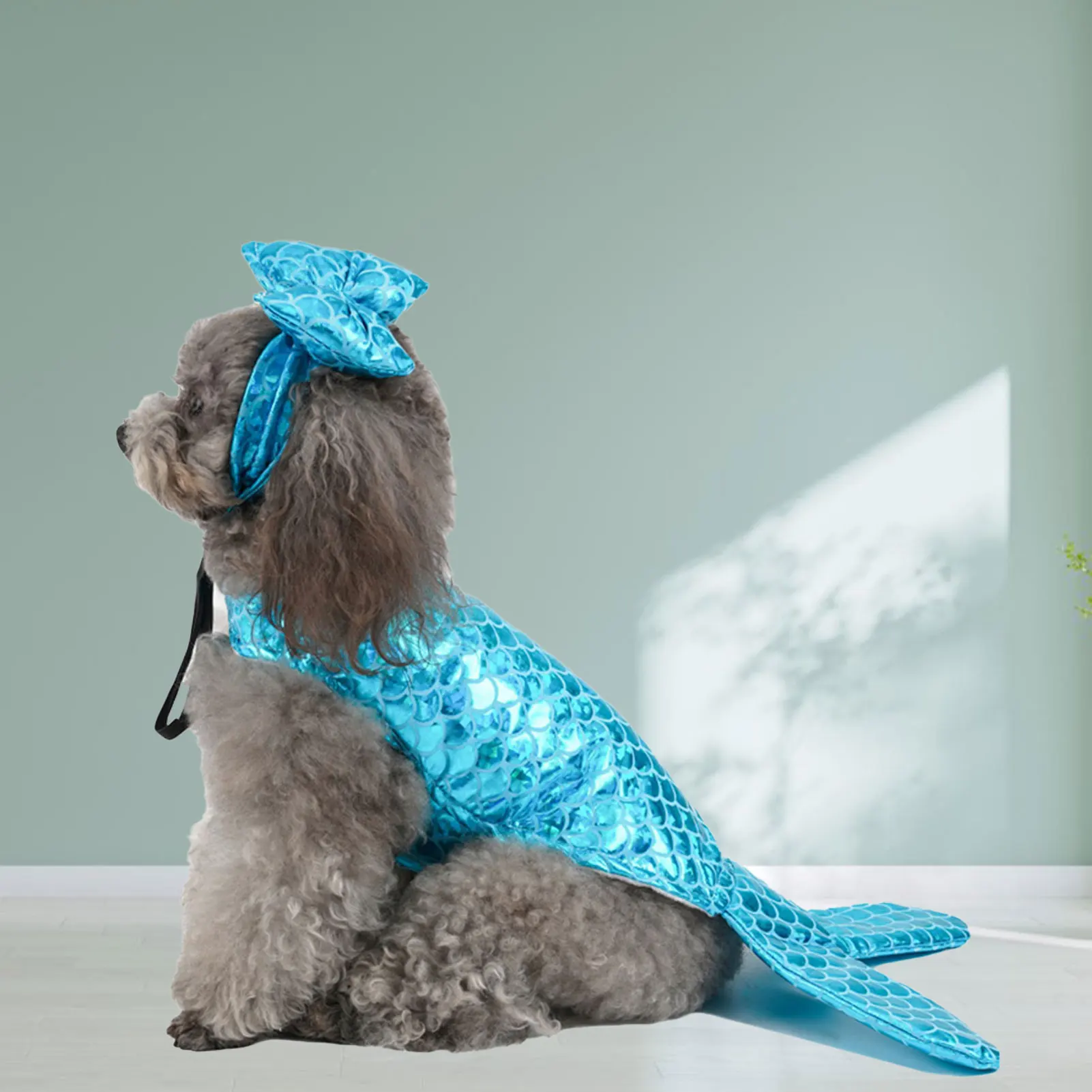 Mermaids Dog Costume Personalised Funny Dog Costumes Cosplay Novelty Delicate Dog Clothes For Small Medium Large Dogs Pet