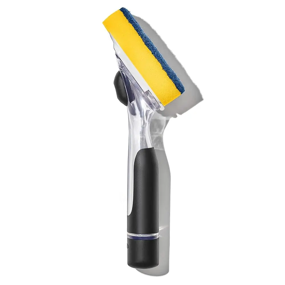 

Новая мочалка для мытья посуды Good Grips с дозатором для мыла ​ Желтый