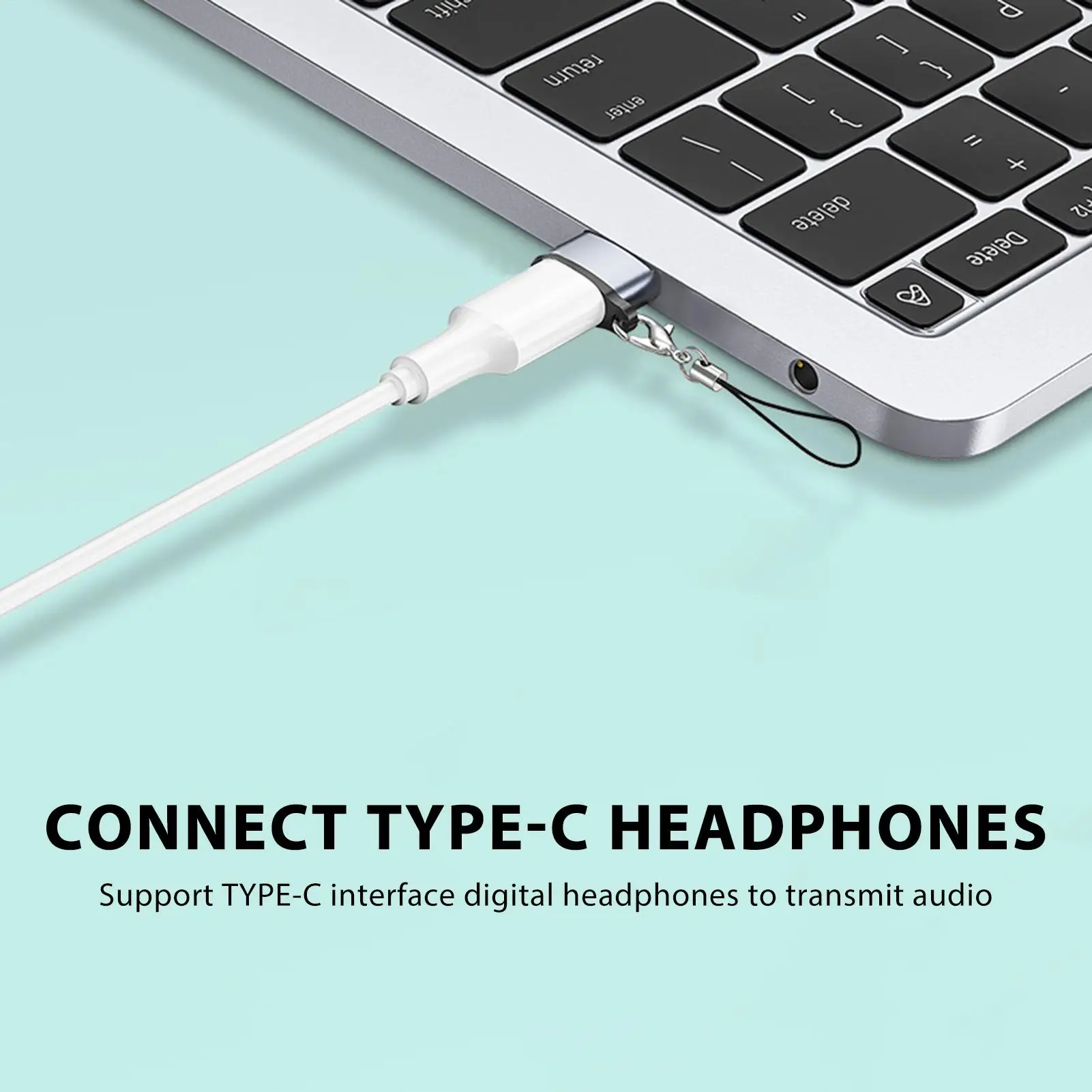 USB-C 어댑터 암-수 타입 C-USB 컨버터 알루미늄 합금 암-수 충전 컨버터 소형 고속 충전 오디오