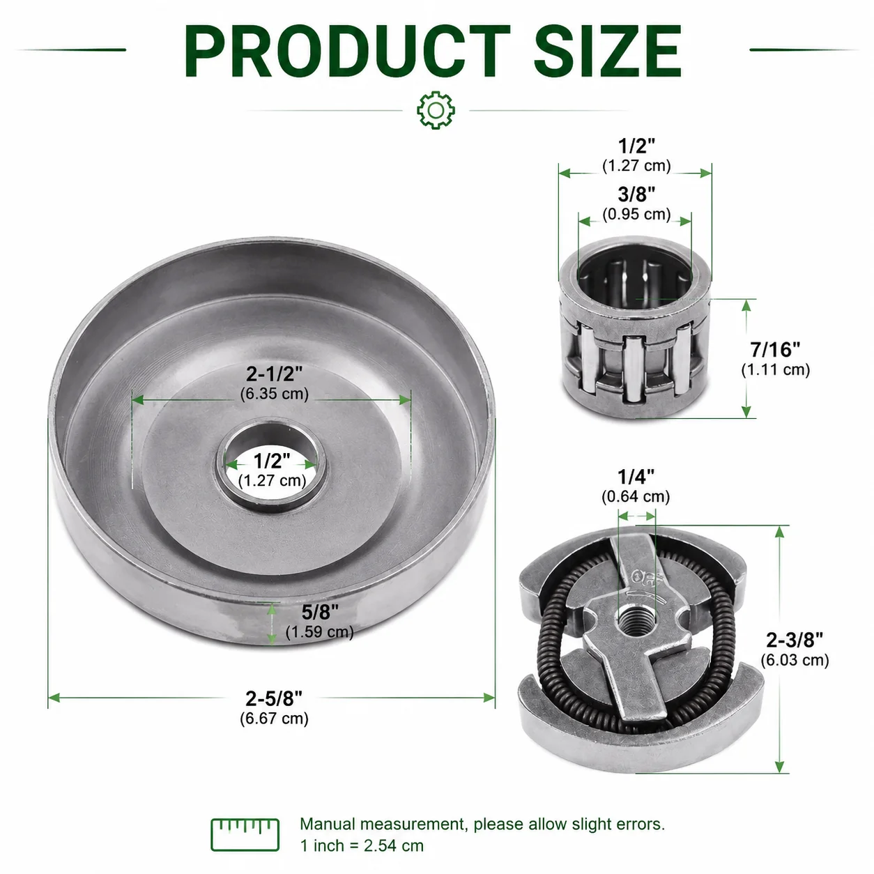 .325 Sprocket Clutch Drum Kit For Husqvarna 120 136 137 141 142 235 236 240 Jonsered 2035 2036 2040 Chainsaw Parts 530048132 view 6