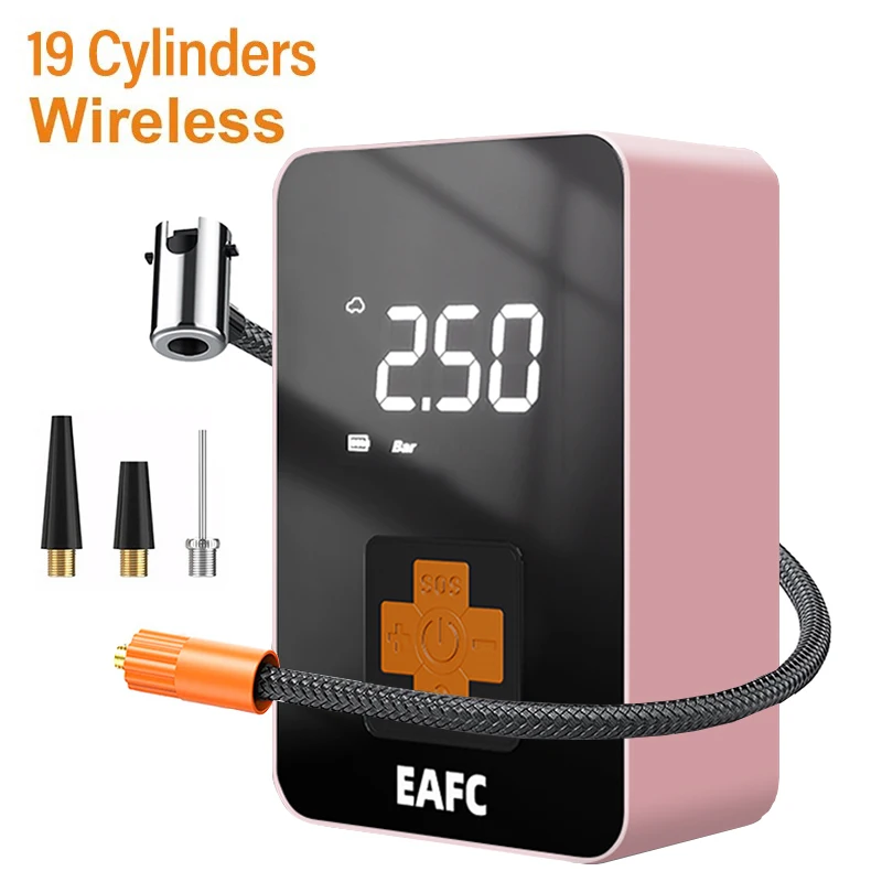 

Беспроводной автомобильный воздушный насос, портативный компрессор с ЖК дисплеем, фунт/кв. Дюйм