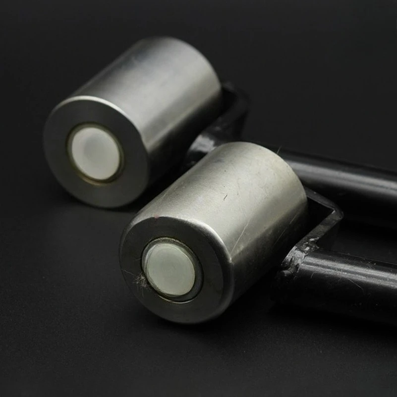 Single Double Wheel Press Roller Stainless Steel Right Round Edge PVC Vinyl Floor Hand Tool for Flooring Seam Compacting