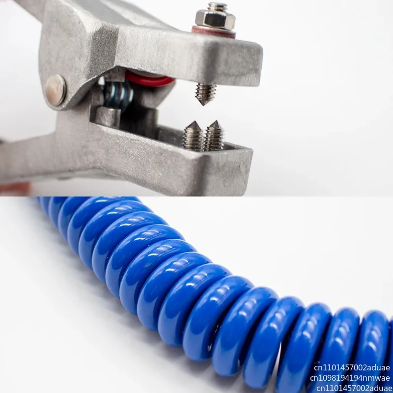 5M Anti Static Grounding Wire Static Grounding Clamp  Grounding Assembly 2 Aluminium Alloy Clips for Removing Tool