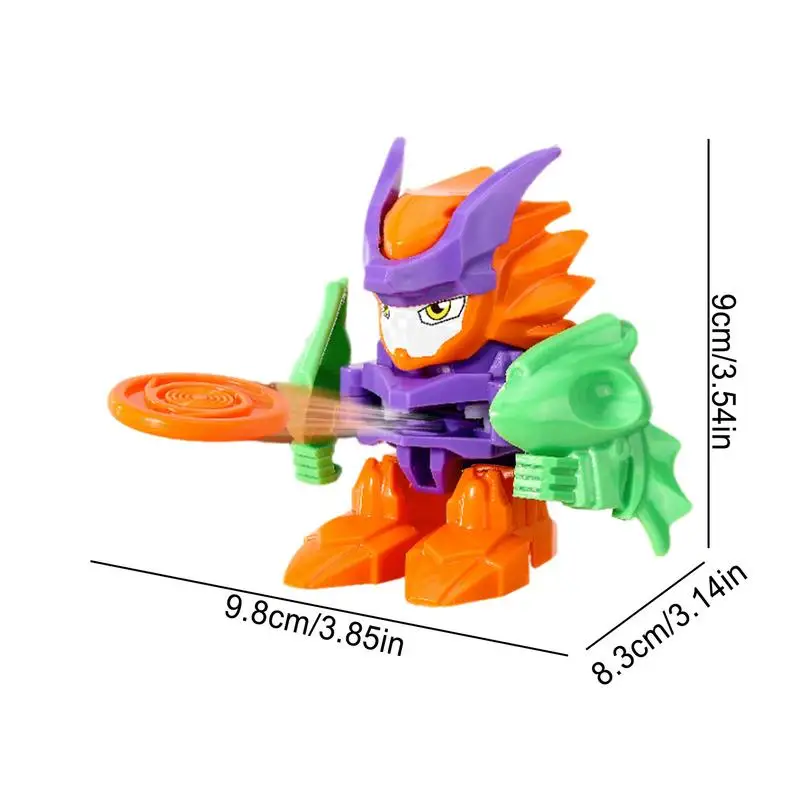 Robot Toys For Boys Building Toys Action Figure Warrior Model Anime Figure Desk Decor Fine Motor Toys Launching Game Educational