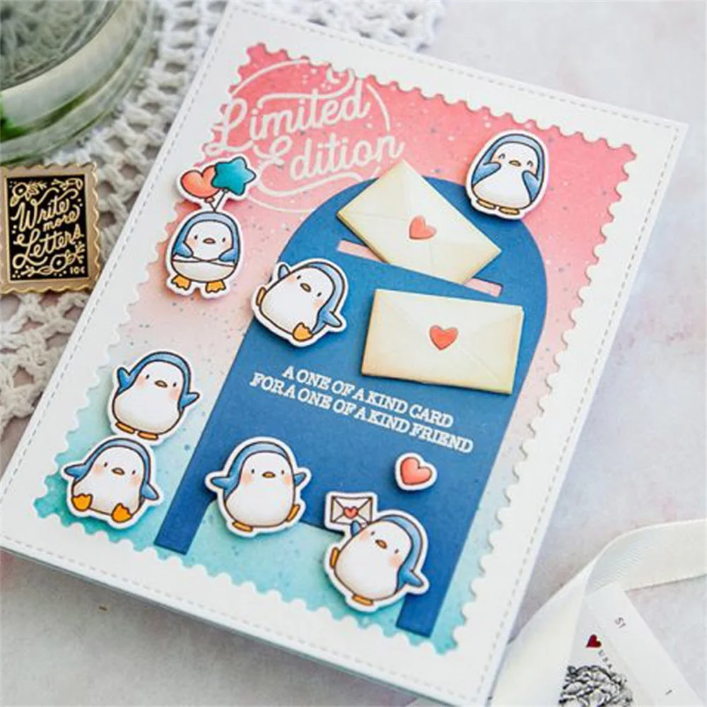 Chinese New Year Clear Stamps and Metal Cutting Dies Christmas Die Cuts for DIY Scrapbooking Embossing Paper Cards Making Album