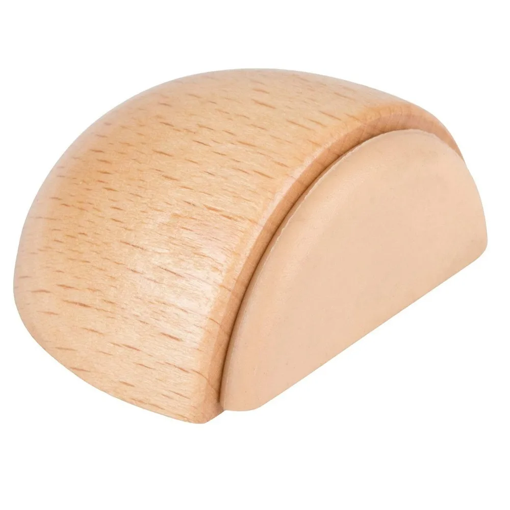 New Solid Wooden Door Stopper Reduce Noise Punch-free Door Blocking Device Wall Protectors Anti Collision Doorstop