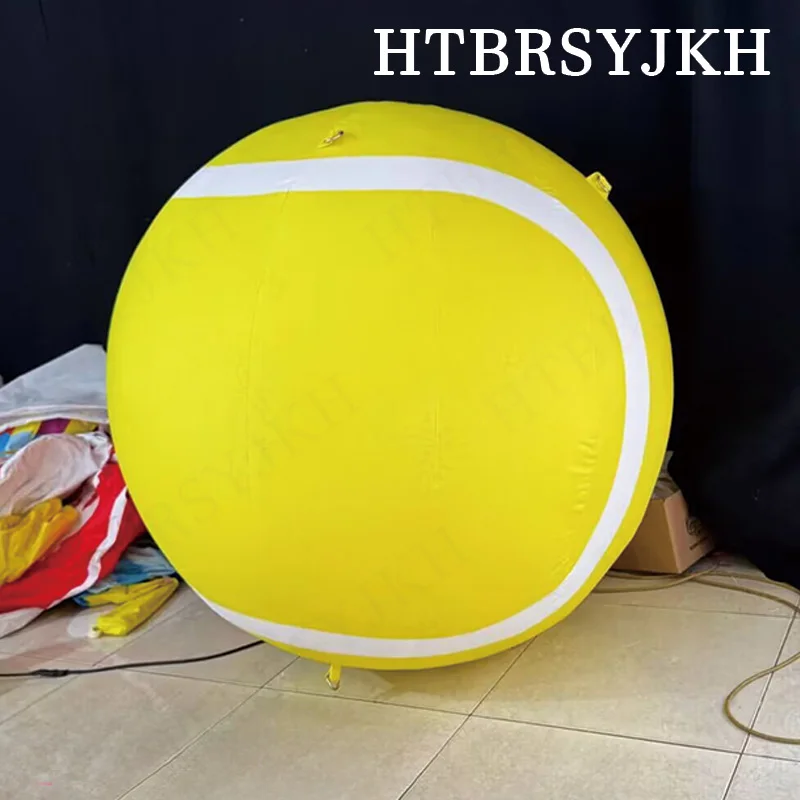 

Inflatable tennis balls with blowers, promotional and decorative props for outdoor sports activities