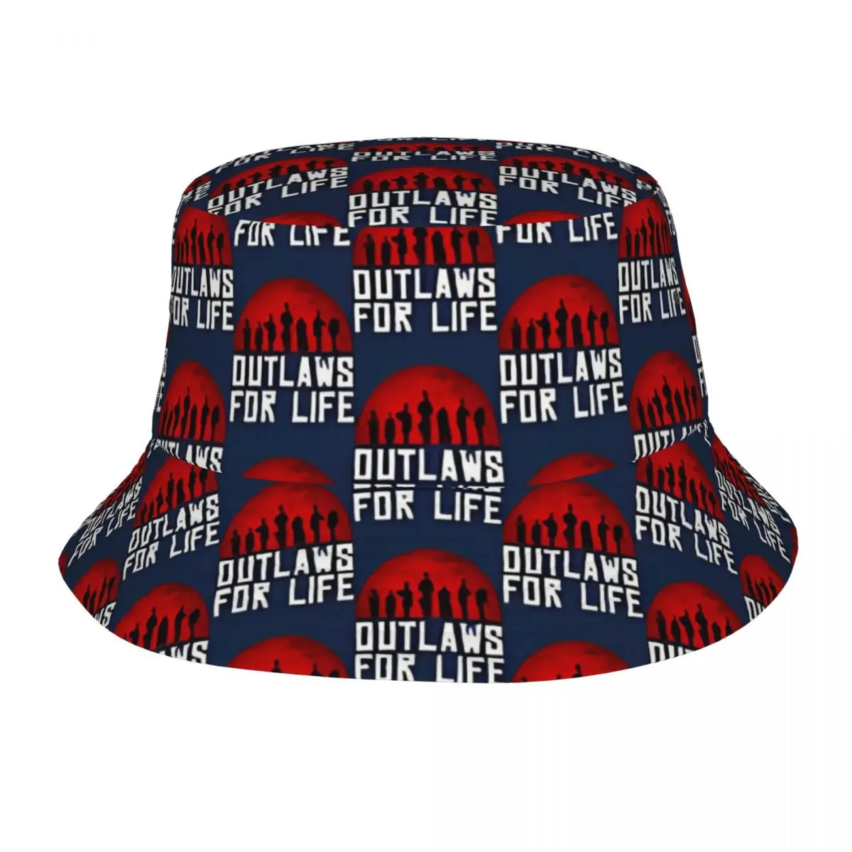 Headwear Outlaws For Life Red Dead Redemptin 2 Accessories Bucket Hats Woman Hot Sun Hat Game Ispoti Hat Fisherman Cap