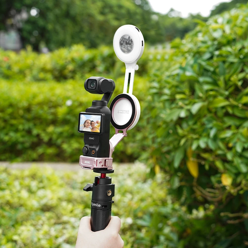 BRDRC Magnetischer Adapter für DJI Pocket 3 Teleprompter-Halterung, Kamera-Livestreaming-Halterung, Erweiterungsrahmen-Zubehör – Detail 23