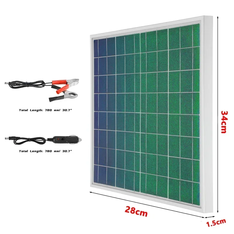 18V PET Aluminum Frame Monocrystalline Portable Outdoor Rechargeable Solar Cell Power Bank 300W Solar Panel Kit for Mobile Phone