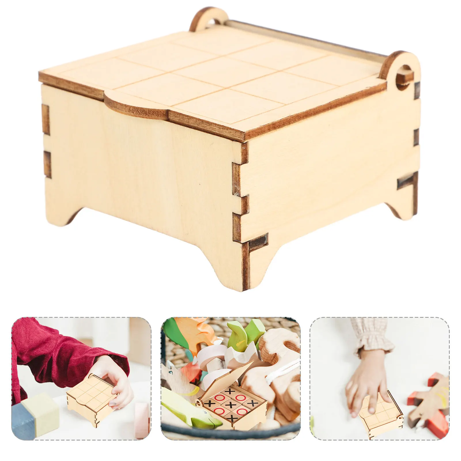 Wooden Puzzle Box Game – Portable Educational Board Game for Kids to Develop Logical Thinking & Problem Solving