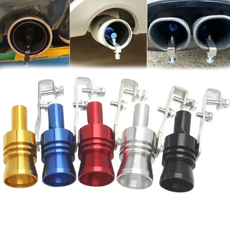 5-farbige Auto-Auspuffrohre, modifizierte Motorrad-Auspuffrohre, Echolot, Echolot, modifizierte Turbo-Pfeife, Schwanzpfeife, Schalldämpfer