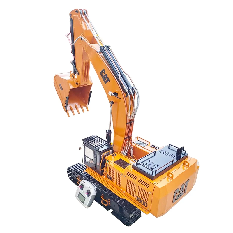 1/8 390D Metal Hydraulic Excavator Model Custom Mining Excavator Model Toy