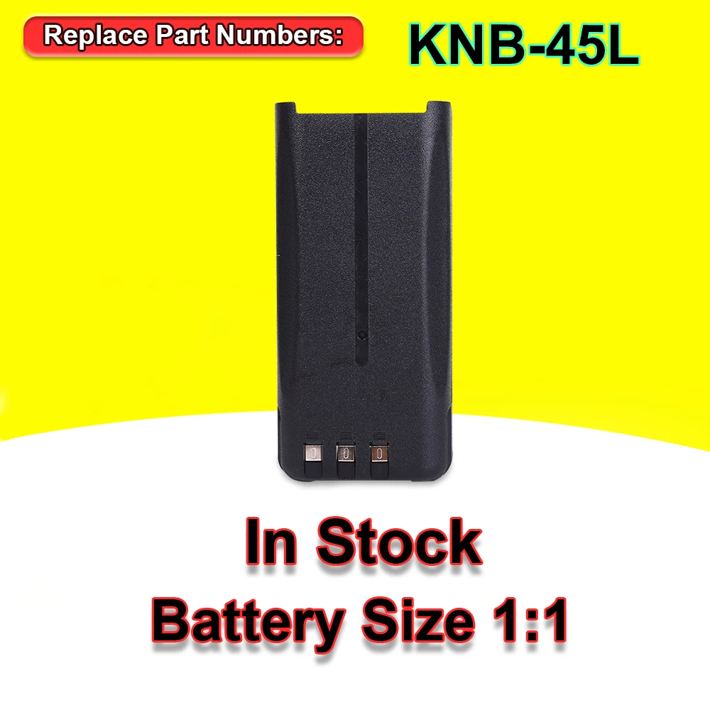 100% NEW KNB-45L 7.4V 2000mAh Battery For Kenwood NX-340 TK-2202 TK-2206 TK-2207 TK-2212 TK-3217 TK-3306 TK-3307 In Stock