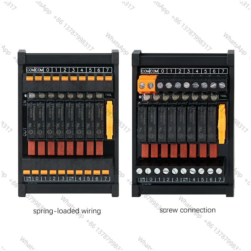 NPN/PNP 4/6/8/10/12/16 Channel Module RT-P Provincial Wiring Terminal Module PLC Interface Type 24VDC 12V 5V