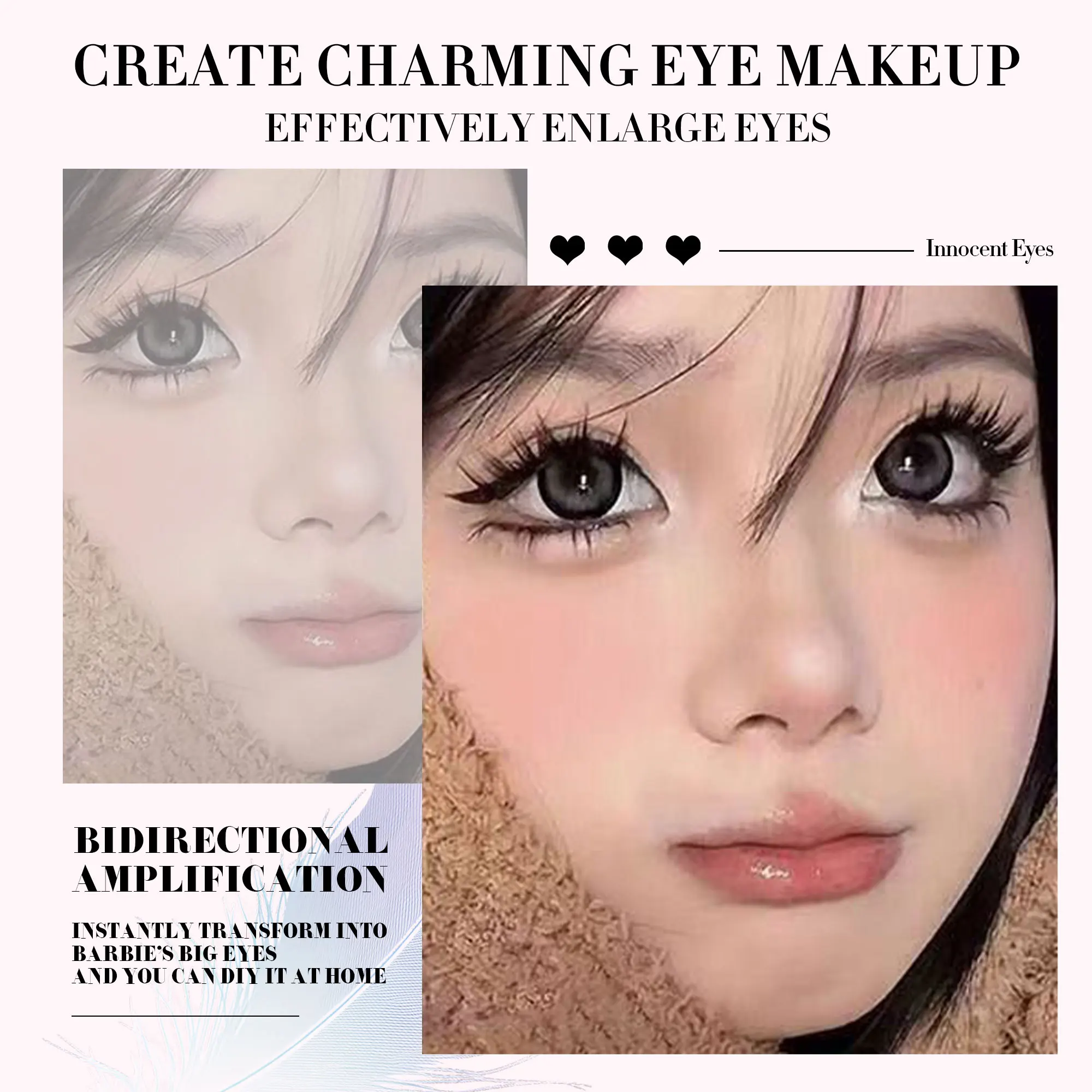 ชุดต่อขนตา DIY 120 ช่อ พร้อมกาว 10 มล. และแหนบ ขนตาฟูหนาแบบตาแมว - เหมาะสำหรับผู้เริ่มต้น