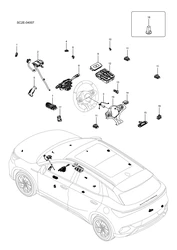 For Byd Atto3 Yuan Plus 2021-2025 Sc2e-04007 Vehicle Electrical Accessories Original Car Para Auto Tools