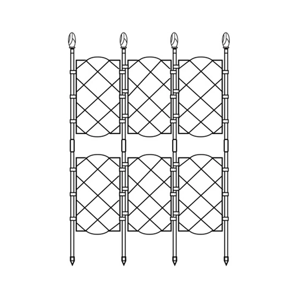 

Garden Cucumber Trellis Rustproof Tomato Support Trellis Decorative Outdoor Plant Climbing Frame for Vegetable Flower Fruit Vine
