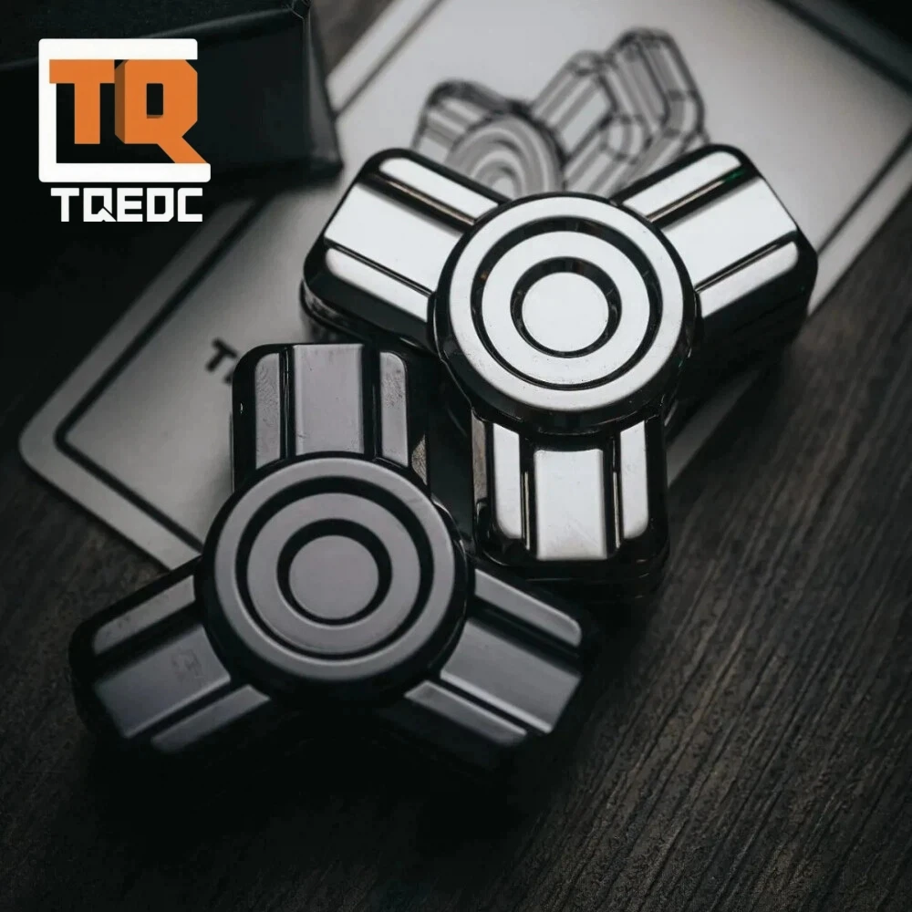 TQ EDC Frog-E Fidget Spinner Open Nail Gyro Three-Bladed Fidget Spinner ADHD-friendly Sensory Toy Novelty Gifts