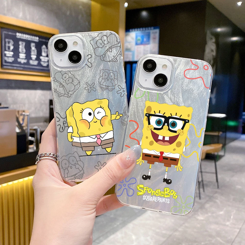 Funny  S-SpongeBob S-Squarepants Phone Case FOR Samsung Galaxy A30 A25 A24 A23 A22 A217F A21 A20 A15 A14 A13 A12 S LITE M32 5G