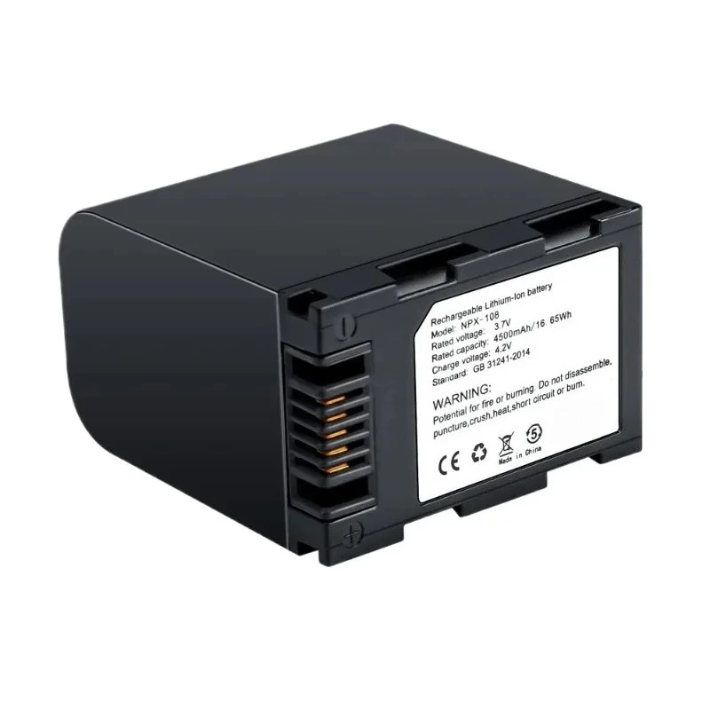 3.7V 16.65Wh 4500mAh NPX-108 Rechargeable Battery for RX20 RX100 Camera Batteries and Chargers High Quality Replacement Battery