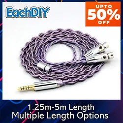 Type2 1.8mm 140 cores litz 7N OCC Headphone Earphone Cable For Audeze LCD-3 LCD-2 LCD-X LCD-XC LCD-4z LCD-MX4 LCD-GX LN007872