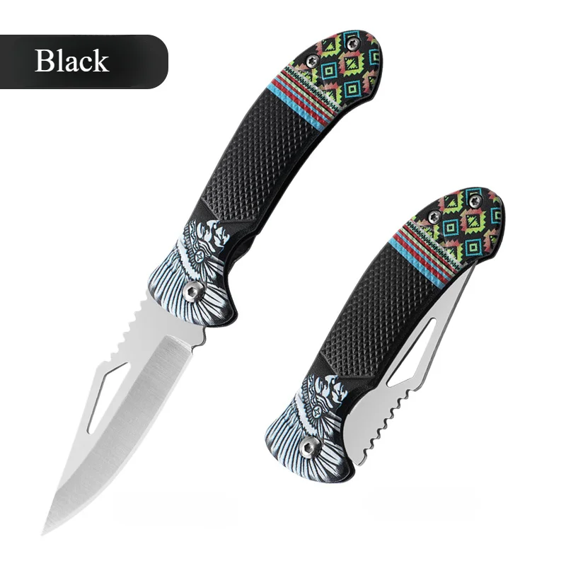 Stainless Steel Kitchen fruit Knife Folding Portable Knife camping outdoor survival utility Nice appearance knife