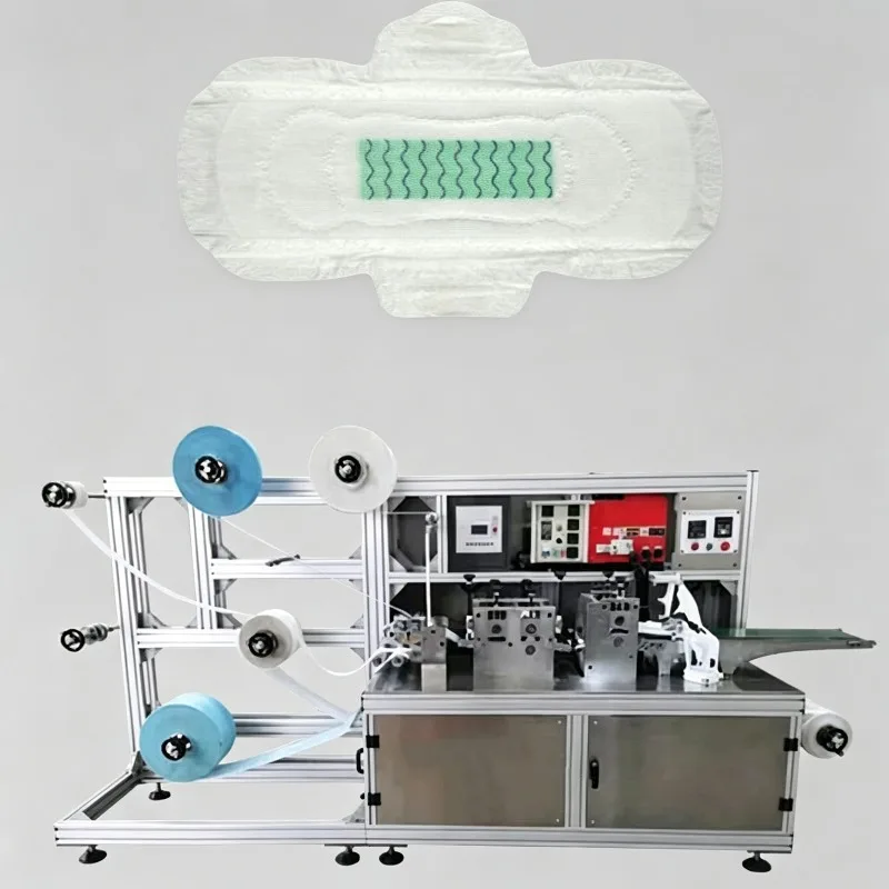 CE Certified Sanitary Pad Packing Machine | High Efficiency Folding Bagging Equipment for Napkin Production Line | Global Shippi