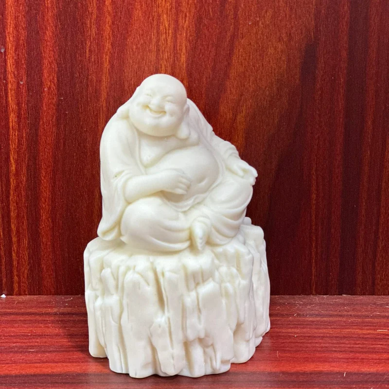 

Ivory Nut Carving Free Maitreya Modeling Specifications9.6*6.5*5.8Wooden Cultural Artifact Crafts Factory Direct Sales