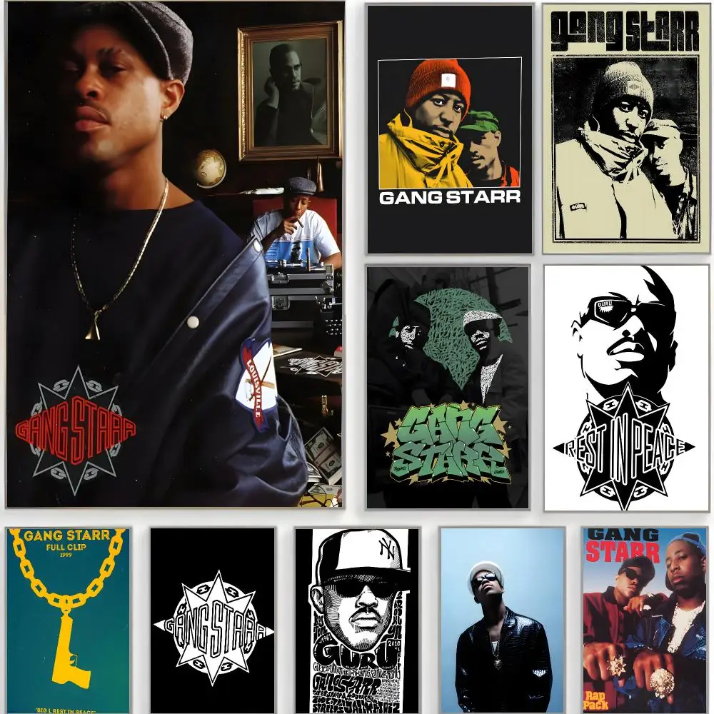 Conscious Lyrical G-Gang Starr Poster Classic Wall Art  Home Decor  Peel and Stick Unframed