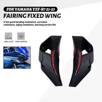 Para YAMAHA YZF-R7 YZF R7 2021-2023 carenado delantero Winglets cubierta de ala aerodinámica protectores Kit capó ala fija