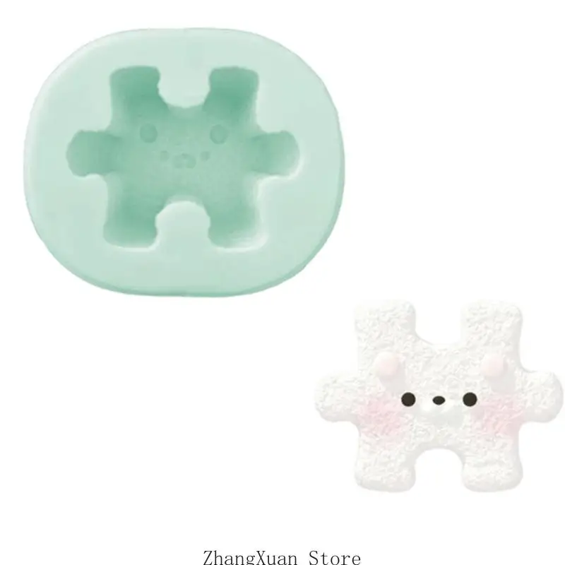 Flexible Kerzenherstellungsform, Cartoon-Puzzle-Silikonform zur Herstellung von Kerzenseife, 3 x – Detail 7