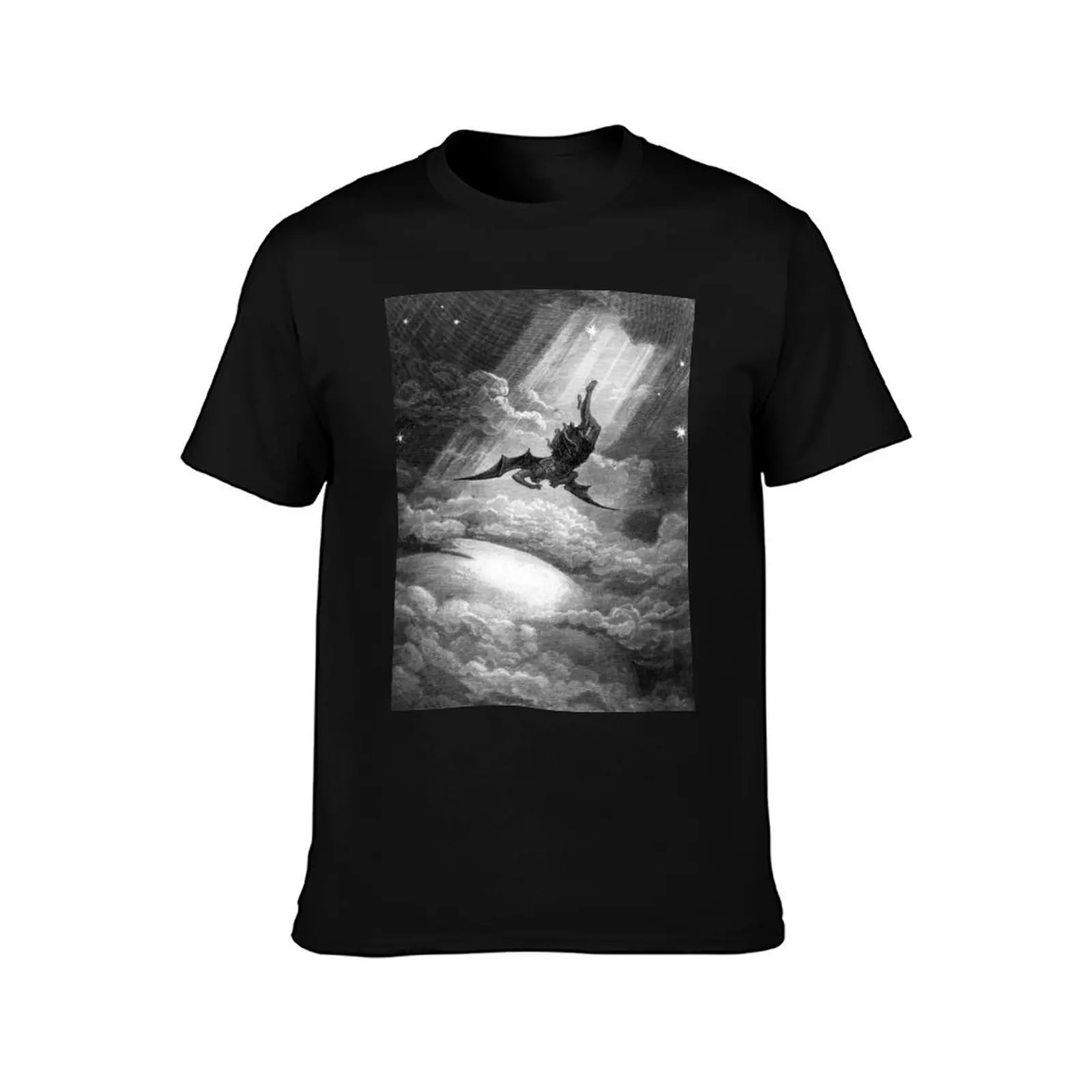 The Fall of Satan - Gustave Dore T-Shirt Utility Casual Work T-Shirt