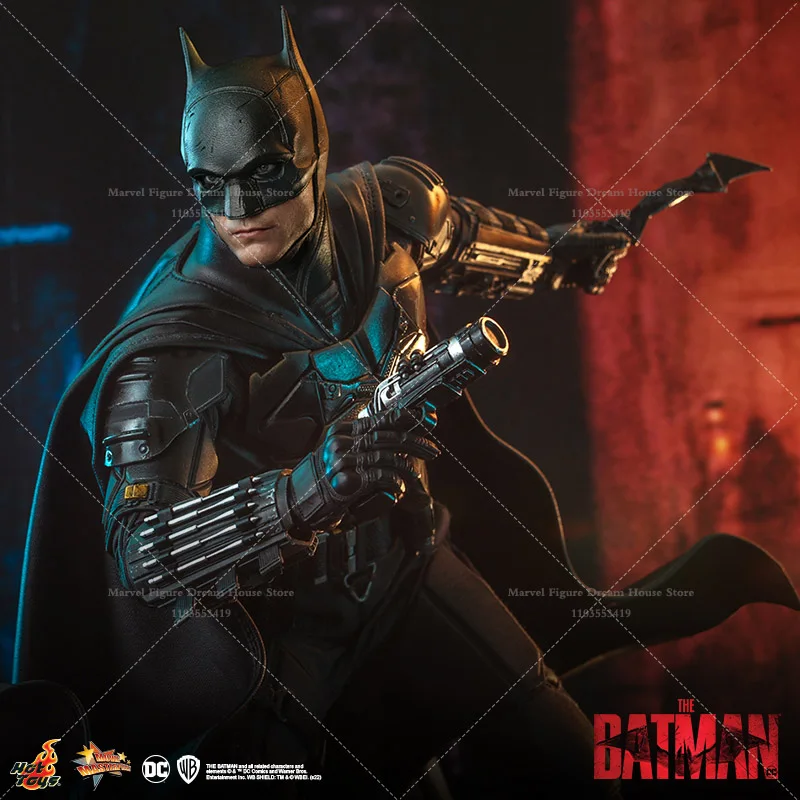 HOTTOYS DC 배트맨 박쥐 브루스 웨인 시그널 라이트 합금 부메랑 세트, 12 인치 풀 세트, 액션 피규어 군인, MMS641, 1/6 체중계