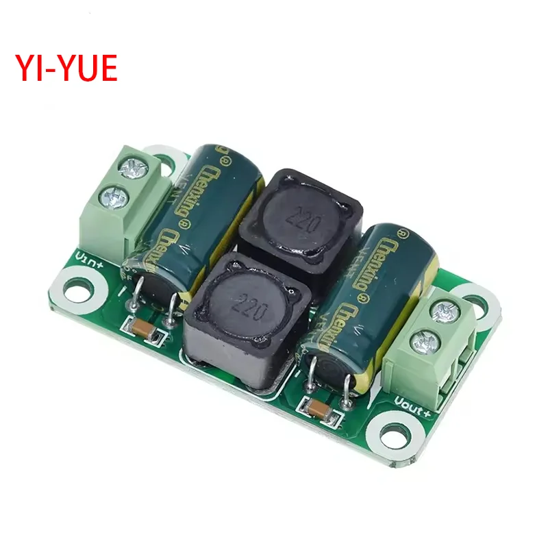 0-50V 4A DC Power Supply Filter Board Class D Power Amplifier Interference Suppression Board Car EMI Industrial Control Panel