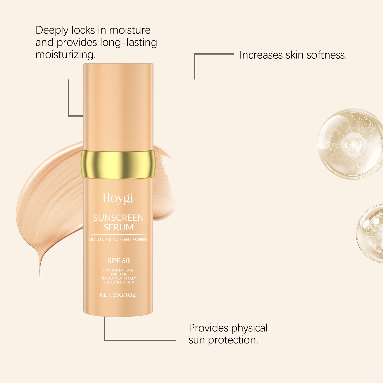 리퀴드 컨실러 파운데이션 Spf 50 썬스크린 다크 서클 블레미쉬 풀 커버리지 하이드레이팅 오일 컨트롤 UV 프로텍트 메이크업 프라이머