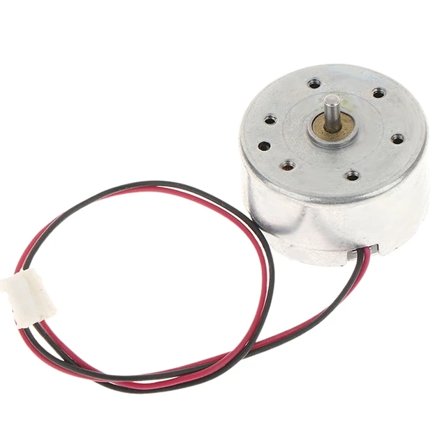 24.4 مللي متر محرك المغزل المستدير منخفض الحالي لتقوم بها بنفسك مروحة الطاقة الشمسية هواية لعبة نموذج RF-300C محرك صغير 300 تيار مستمر 1.5 فولت-6 فولت 7000 دورة في الدقيقة مايكرو