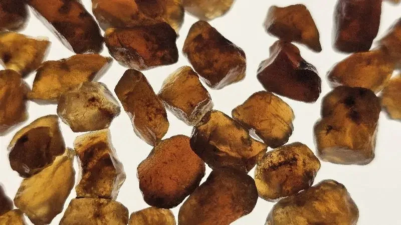 500ct (100g)  Mandarin Garnet Rough Natural Transparent Gemstone Tanzania