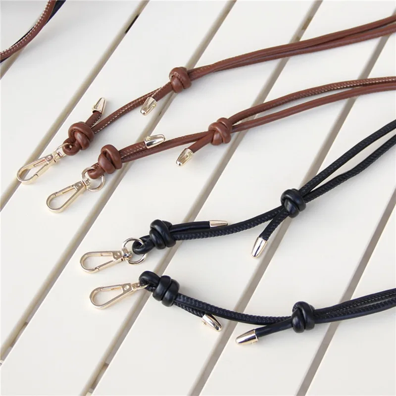 150cm Long PU Leather Bag Strap Crossbody Handbags Shoulder Bag Strap Belt Bag Handle Replacement Adjustable DIY Bag Accessories