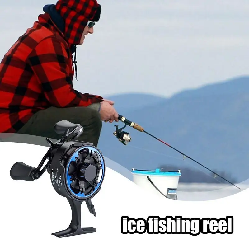 Ice Fishing Reels 31 Ball Bearings Fishing Reels Saltwater 2.5:1 Gear Ratio Smooth Powerful Reinforced Metal Body Deep Sea Reel