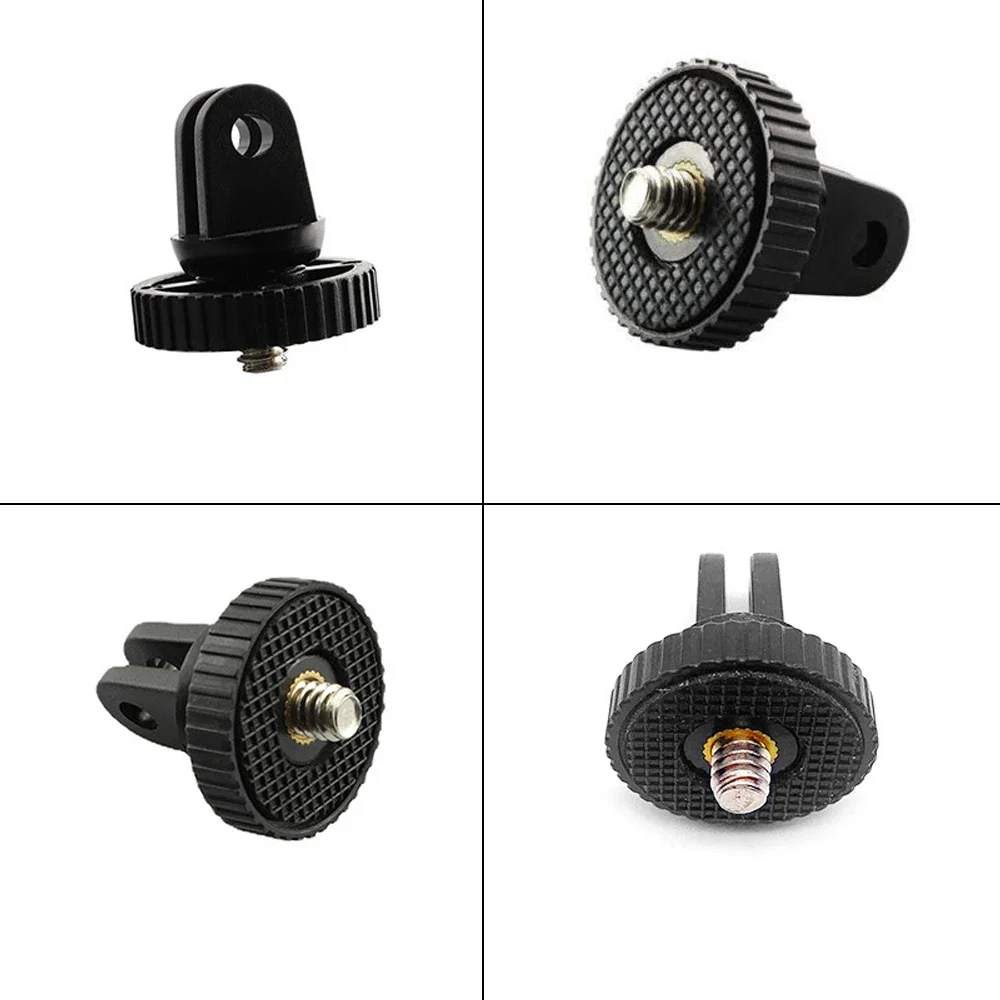 Per GoPro Doppio Doppio Montaggio 1/4 ''Adattatore A Vite Accessori Della Fotocamera Set per GoPro Hero 13 12 11 10 9 Insta360 X4 X3 DJI Action 5
