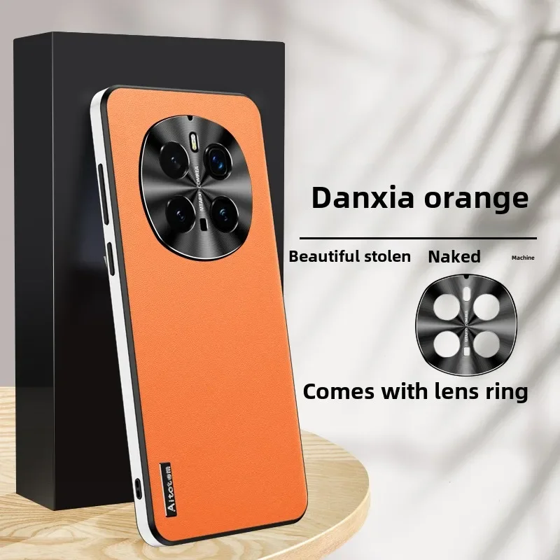 حافظة هاتف جلدية من السيليكون الناعم غطاء خلفي لهاتف Honor Magic4 7 5 6 Pro مقاوم للصدمات ومضاد للسقوط حافظات حماية عدسة معدنية فاخرة