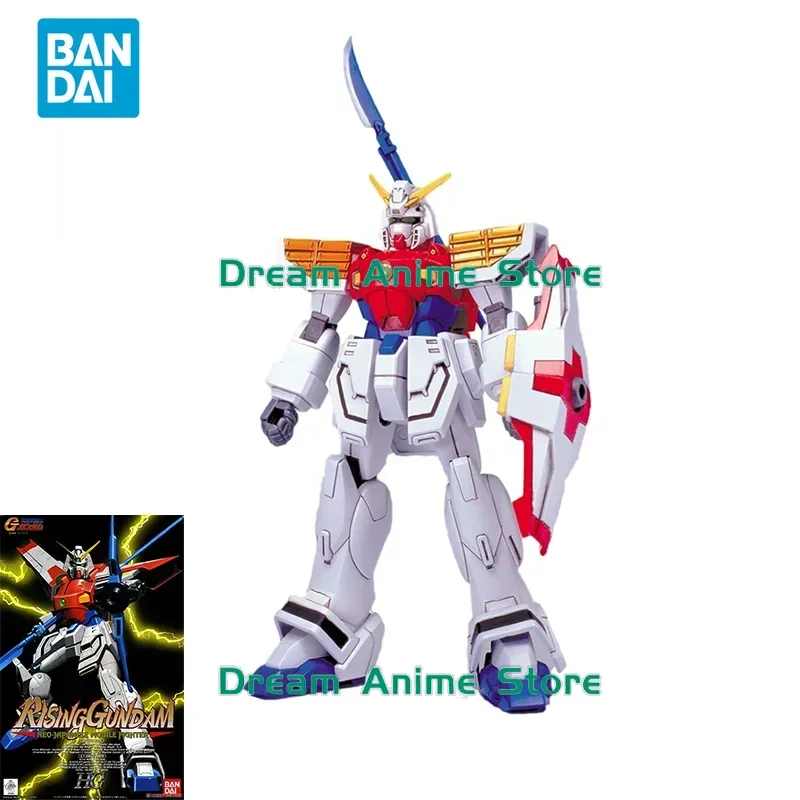 

Оригинальная модель GUNDAM от Bandai, HG 1/144 RISING GUNDAM, переиздание 90-х годов, коллекционная фигурка, игрушки, украшения, подарки для детей