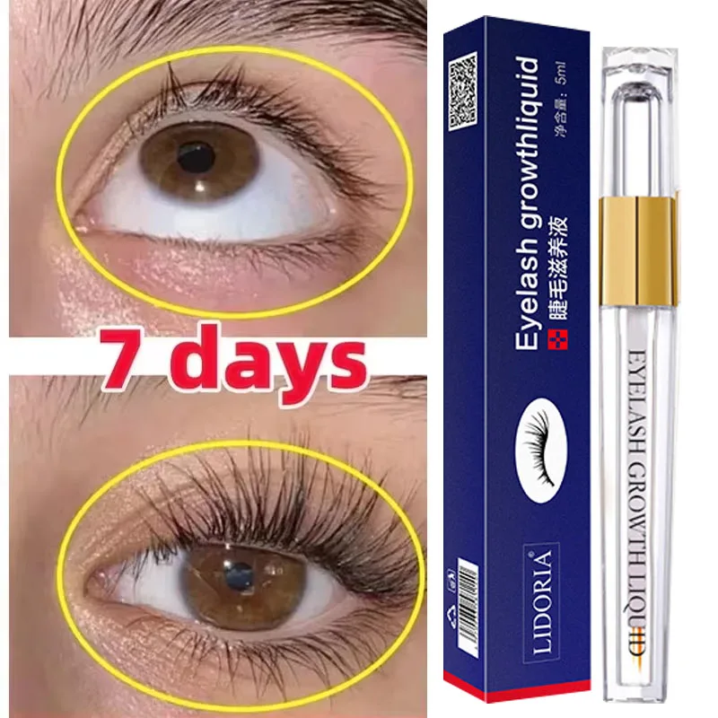 Soro de crescimento rápido de cílios, 5 dias, intensificador de cílios naturais, tratamento de cílios mais grossos, novos produtos, cuidados com os olhos, maquiagem